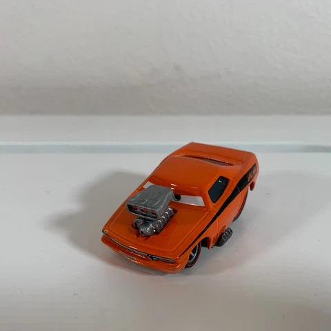 Disney Pixar Cars Movie Die Cast Snot Rod 2.5” Redline Wheels Big Motor Cover