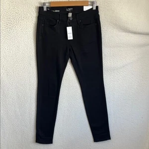LOFT Modern Skinny Jeans Women's Size 2 Petite Black - Picture 1 of 9