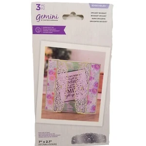 Crafters Companion Gemini Edge'ables OPULENT BOUQUET Papercraft Die 3 piece NEW - Picture 1 of 2