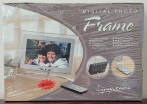 Cadre photo numérique Signature S019, carte SD 64 Go et télécommande incluses, haut-parleurs - Photo 1/8
