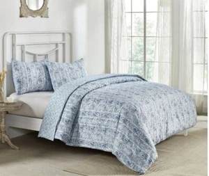 Simply Shabby Chic The Farmhouse FULL QUEEN Duvet Set 100% Cotton - Picture 1 of 7
