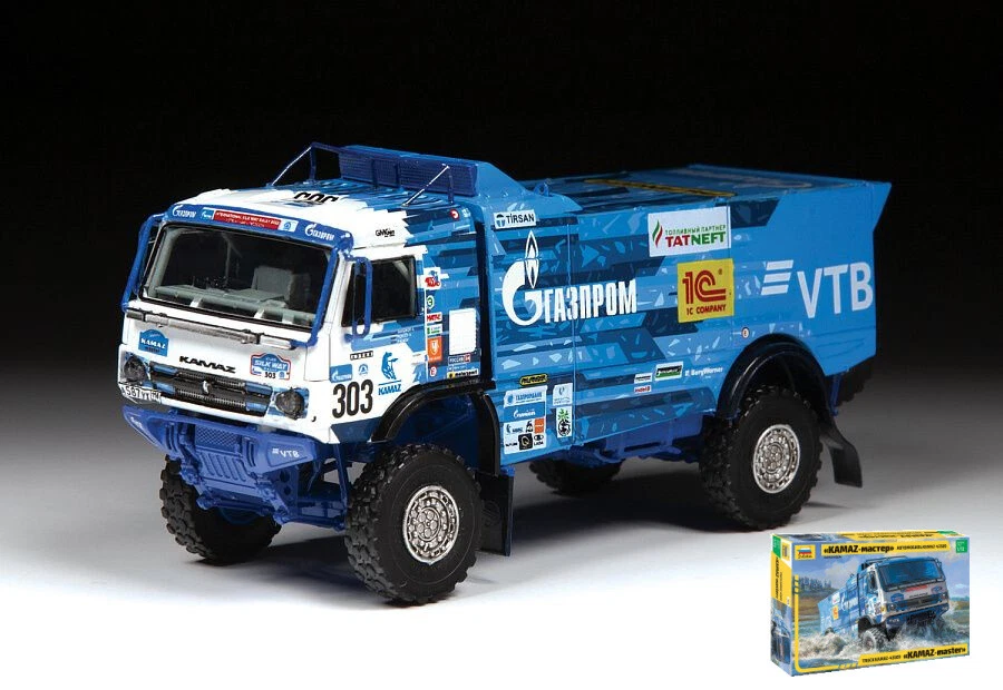 Kamaz Master Rally Truck Camion 1:72 Plastic Model Kit ZVEZDA - Immagine 1 di 1