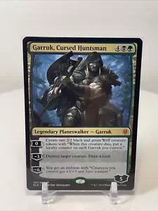 Magic Gathering-MTG-Garruk, Cacciatore Maledetto-Trono di Eldraine-CONFEZIONE FRESCA-NF - Foto 1 di 5