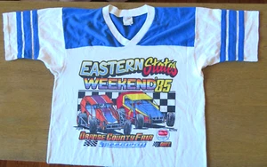 Camiseta Top Vintage Años 80 EASTERN STATES 85 MOTOR SPEEDWAY DIRT Carreras de Pista EE. UU. M - Imagen 1 de 24