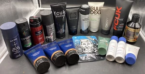JOBLOT MENS  DESIGNER  GROOMING PRODUCTS,NEW CLARINS ,TED BAKER,FCUK ,JACK WILLS - Picture 1 of 5