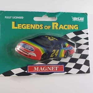 Vintage 1999 Jeff Gordon NASCAR #24 Legends Of Racing Magnet 3D Strumpf Füller - Bild 1 von 3