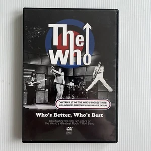 The Who - Who's Better Who's Best Rock N Roll DVD NTSC - VGC R1 ๐บ๐ธ USA IMPORT - Picture 1 of 5