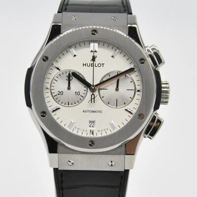 Cronógrafo Hublot Classic Fusion 45mm opalina titânio pulseira 521.NX.2611.LR - Imagem 1 de 4