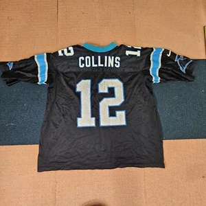Kerry Collins Carolina Panthers Nike Jersey Extra Large Black XL MADE USA  K2b - Picture 1 of 13