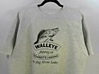 Schmidts Landing Vintage Walleye Big Stone Lake Minnesota Fishing Sweatshirt 