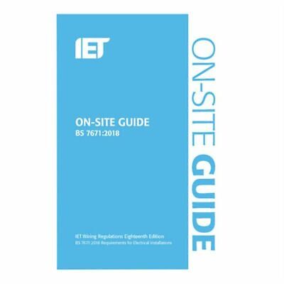 On-Site Guide BS 7671:2018 (2018, Spiral Bound, 18th Edition) • 6.72£
