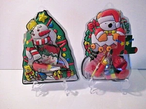 Lot/2 1989 STOCKING STUFFERS-contain pencil-notepad-pencil sharper-ruler & other - Picture 1 of 7
