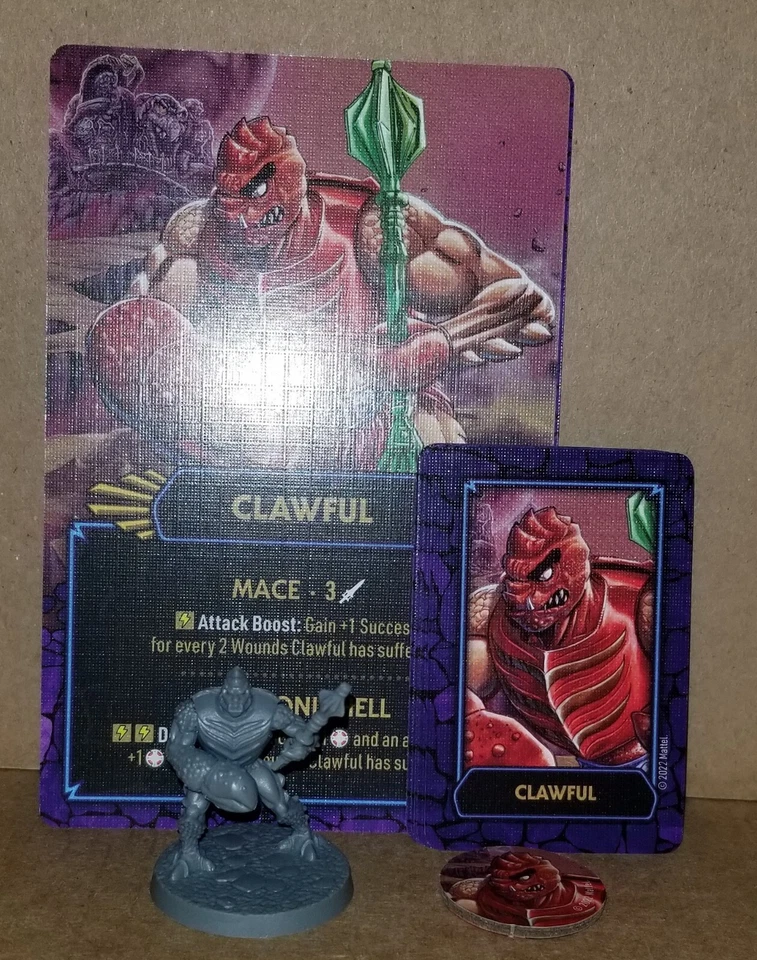 Masters Of The Universe Clash For Eternia CLAWFUL Mini, Token & Cards - Image 1 of 1