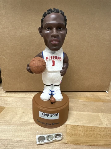 Ben Wallace Detroit Pistons Talking Bobblehead SGA Figure Bobble Co/op Optical Cover