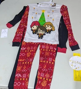 Harry Potter Gryffindor 2 Cotton Sleepwear Sets by Komar Kids  - Picture 1 of 4
