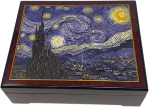 The San Francisco Music Box Company Van Gogh Starry Night Music Box - Picture 1 of 12