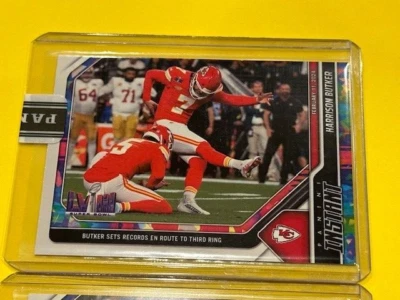 2023 Panini Instant Harrison Butker #217 versicolor /5 Chiefs Super Bowl LVIII - Image 1 of 4