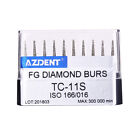 Dental Diamond Burs Drills Fo-27S Flame Tip Taper Cone Tip High Speed Handpiece