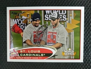 Topps STL 2012 Cardinals 2011 WS Game 7, come nuovo Chris Carpenter, David Freese MVP - Foto 1 di 2