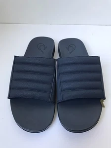 MEN'S OLUKAI MOONLIT OCEAN MAHA 'OLU SLIDE BEACH/POOL SANDALS SIZE 11 NWT - Picture 1 of 8