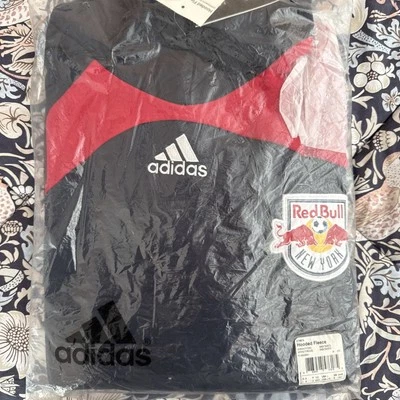 Red Bulls Hooded Fleece Large New — 第 1/4 张图片