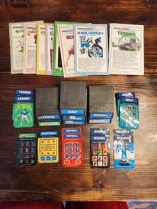 Intellivision Game Lot Sports Golf Hockey Poker Boxing Tennis Football NBA... - Picture 1 of 8