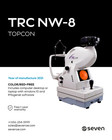 Topcon TRC-NW8 Non-Myd Retinal Camera with Imagenet 5 Software Color/Red-Free