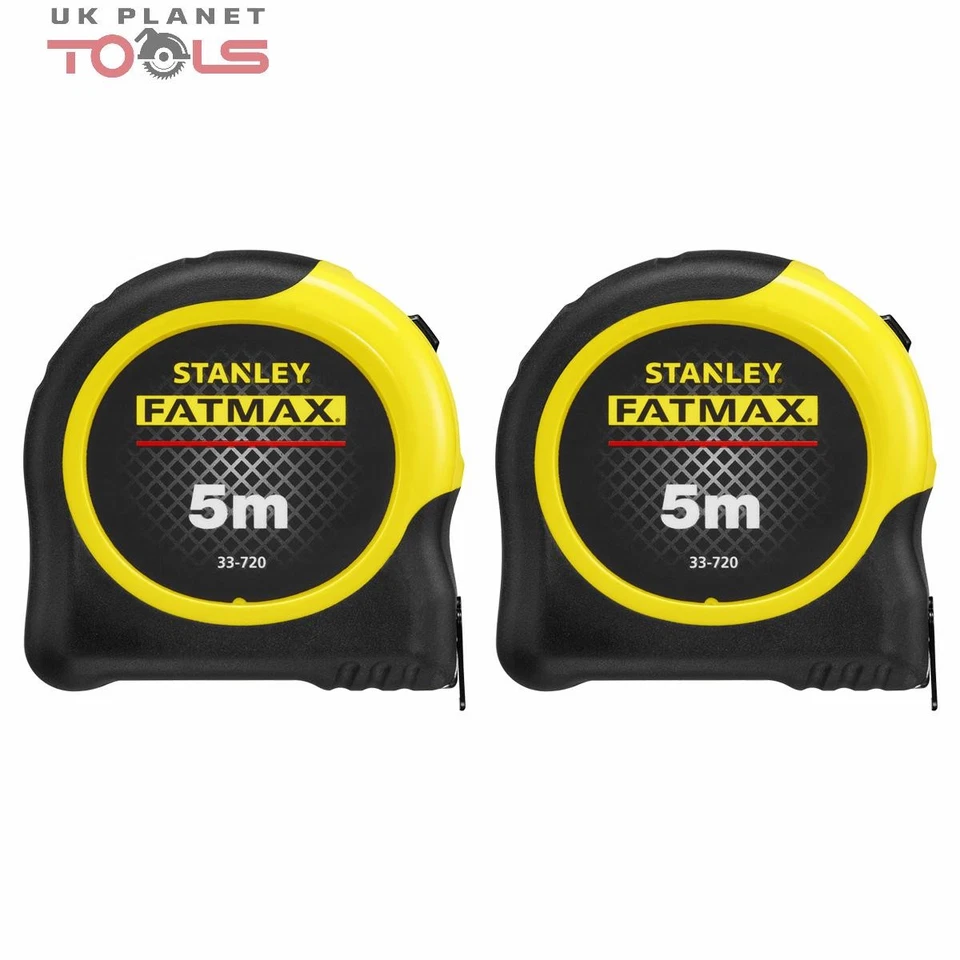 Stanley STA033720 Fatmax Armor Metric 5m Tape Twin Pack