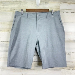 Travis Mathew Men's Gray Casual Shorts Lightweight Golf Flat Front Sz 36 10" Ins - Picture 1 of 13