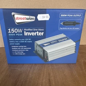 Swinv150 Streetwize 150W DC to AC Power Inverter 300w Peak Converter Sine Wave - Imagen 1 de 2