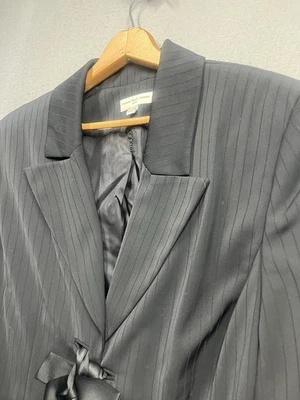 Nuevo con etiquetas Traje de Mujer Amanda Smith 2 Piezas Negro Talla 20W Blazer Pantalones Cierre de Corbata Foto 1 de 4