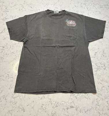 Ron Jon Surf Shop Cocoa Beach FL Camiseta Gráfica Loro Gris Bolsillo Camiseta XL Foto 1 de 4