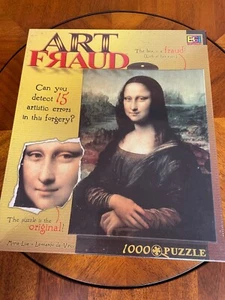 Art Fraud "Mona Lisa" 1000 PC Puzzle NEW SEALED - Picture 1 of 3