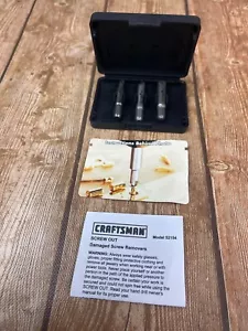 Extractores de tornillos dañados Craftsman modelo 52154 - Imagen 1 de 6