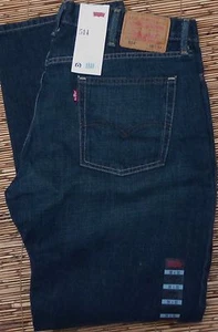 LISTA DE JEANS DE MEZCLILLA DE ALGODÓN LEVI'S 514 PARA HOMBRE DELGADOS RECTOS LAVADO CINTURA DESVANECIDOS $58 - Imagen 1 de 5