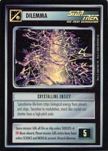 Star Trek CCG Reflections Crystalline Entity Very Rare Foil VRF - Bild 1 von 1