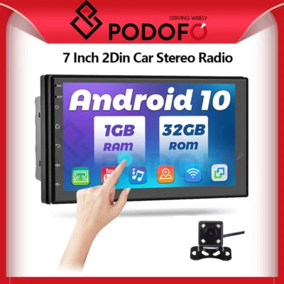 7 Inch Android 10 1+32GB Car Stereo GPS Navigation Radio Double 2 DIN WIFI USB - Image 1 of 4