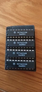 4x Motorola MC74AC240N Octal Buffer & Line Driver, 3-State, Inverting, - Picture 1 of 1