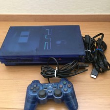 Japanese Playstation 2 Ocean Blue Console PS2 Import SCPH-37000