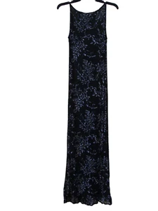 Rare Beautiful Vivienne Tam Vintage Maxi Sheer Beaded Maxi Dress Size 0 XS - Picture 1 of 3