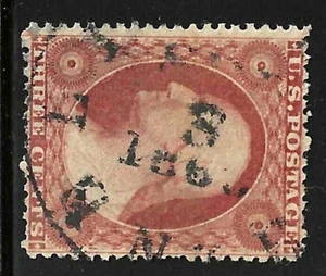 Sc #26 1860 Year Date Cancel 3 Cent Washington 1857-61 US 80F21 - Picture 1 of 2