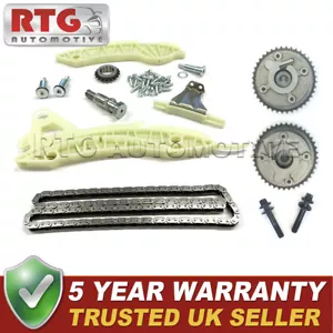 Timing Chain Kit + VVT Vanos Cam Pulleys For BMW Citroen Mini Peugeot 1.4 1.6 - Picture 1 of 8