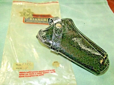 NOS Bianchi 27KC "Break Front" Black Leather Holster - Medium "K" Frame w/4" BBL - Image 1 of 4