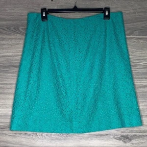 Brooks Brothers Red Fleece Eyelet Skirt Size 12 - Picture 1 of 5