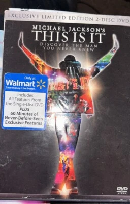 2009 Michael Jackson's This Is It  Limited Edition 2 Discs DVD Music Documentary - Image 1 of 4