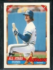 1990 Topps Ames Baseball All-Stars - #5 - Robin Yount - Milwaukee Brewers