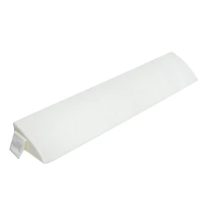 Queen Size Bed Wedge Pillow w/ Side Pocket Bed Gap Filler 60" x 10" x 6" White - Picture 1 of 1
