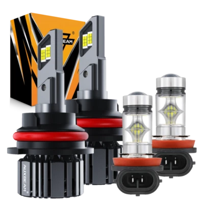 AUXBEAM para Nissan Pathfinder 2005-2012 faros LED bombillas antiniebla altas/bajas Foto 1 de 4