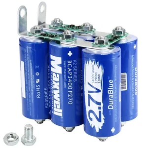 Maxwell Durablue 16V 567F Super Audio Capacitor Battery 6pcs 2.7V 3400Farads - Picture 1 of 7
