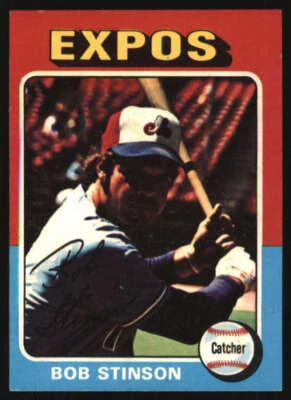 1975 Topps Mini #471 Bob Stinson EX/EX+ Expos 606319 - Image 1 of 2